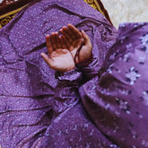 Namaz Chaddar With Sleeves  - Orchid